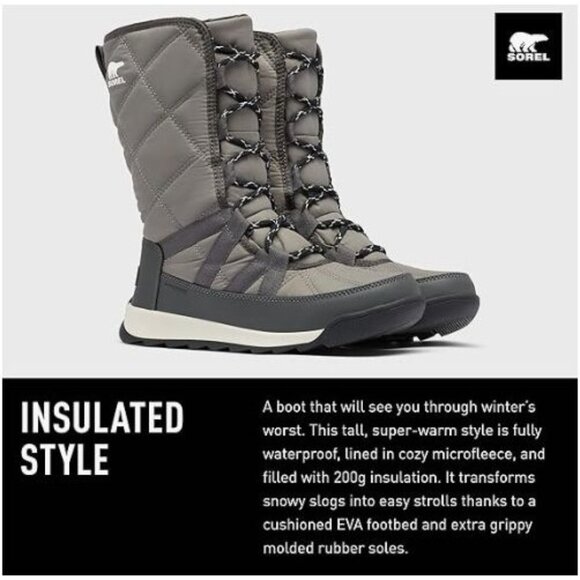 Sorel WOMEN'S WHITNEY™ II TALL LACE BOOT size 9.5 - Picture 8 of 10